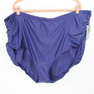 Catherines Plus Size Swimsuit Bottom 5X Women NEW Bathing Suit Tummy Control